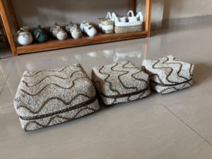 Indonesian's Best Seller Bohemian Rattan Cube Storage <b>Bins</b> With Wavy Pattern For Living Room Organization - Product Image 4
