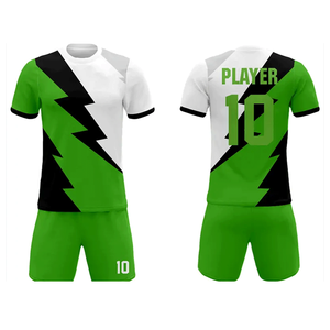 Service OEM, ensembles d'uniformes de football personnalisés avec logo pour hommes, 100% polyester, respirant, séchage rapide, prix bas - Product Image 4