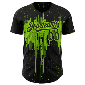 Maillot de baseball col en V Desmoines pour homme, manches courtes, en polyester anti-humidité, coupe athlétique, tenue d'équipe - Product Image 2