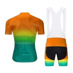 Fournisseur de kits de cyclisme OEM, ensemble de vêtements de cyclisme personnalisés, maillot et short à bretelles, fabricant en gros - Product Image 2