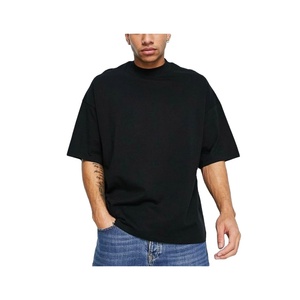 เสื้อยืดแขนสั้นทรงโอเวอร์ไซส์ผ้าถักคุณภาพสูงสำหรับผู้ชายใส่สบายในฤดูร้อน ผ้าฝ้ายสั่งทำพิเศษ 220 GSM ระบายอากาศได้ดี ป้องกันการยับ - Product Image 6