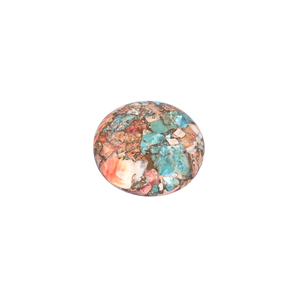 Cabujón de Turquesa Ostra Exótica de Forma Redonda para Diseño de Joyería Personalizada - Product Image 4