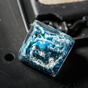 Keycaps Mystiques Anime, Keycaps Artisanaux Personnalisés, Keycaps Anime Mignons, Keycaps Verts, Ensemble de Keycaps, Keycaps en Résine - Product Image 5