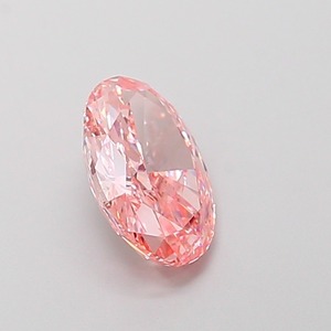 Diamant CVD rose vif fantaisie de 1,59 carat, de forme ovale modifiée, de luxe, cultivé en laboratoire, clarté VS2, polissage excellent, diamant non monté - Product Image 4