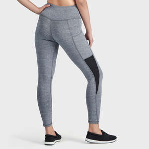 Women High Rise Workout <b>Leggings</b> with Custom Logo Four Way Stretch Fitness Tights for Yoga and Running - Product Image 4