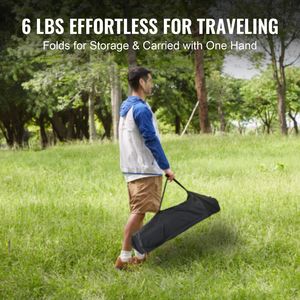 Ultra Lightweight Aluminum <b>Folding</b> Camping <b>Table</b> Portable Outdoor Side <b>Tables</b> Compact Work <b>Table</b> with Carry Bag - Product Image 3