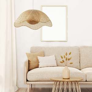 Lámpara Colgante Moderna de Bambú y Ratán, Adorno de Gran Tamaño para Decoración de Sala de Estar, Hogar, Hotel, Villa, Venta al por Mayor - Product Image 5