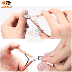 Customized Rose Gold Plated Cuticle Nippers Stainless Steel Pedicure Manicure Tool for Fingernails Cuticle Cutter for Perfect - Product Image 5