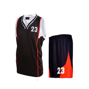 Ensemble de maillots de basket-ball personnalisés pour hommes, sans manches, col en V, évacuation de l'humidité, numéro 23, uniforme d'équipe, vêtements de sport toutes saisons - Product Image 1