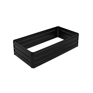 Galvanized Steel Raised Garden Bed Outdoor Rectangular Metal <b>Planter</b> <b>Box</b> Open Bottom Vegetable Garden Bed GB001 - Product Image 1