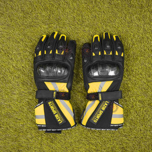 Gants de moto réfléchissants haute visibilité Lazib Sports, personnalisables OEM/ODM, vente en gros, directement de l'usine, imperméables. - Product Image 1