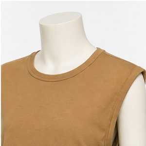 Camiseta de algodón de manga corta y cuello redondo para mujer, para uso diario - Product Image 1
