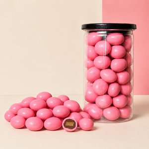 Pink <b>Chocolate</b> Covered Dried Guava Sweets In Custom Box Packaging For Healthy Food Wholesale Exporters - Product Image 1