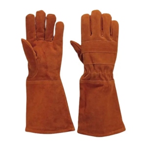 Gants de sécurité en cuir de vachette pleine fleur, confortables, antistatiques, résistants à la chaleur, certifiés CE, antidérapants, avec manchette de sécurité réfléchissante - Product Image 5