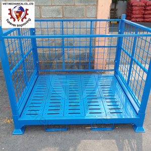 Cages en treillis métallique en acier inoxydable, boîte à palette pliable, protection contre la corrosion, multi-niveaux, taille personnalisée, cage en treillis métallique industrielle - Product Image 4