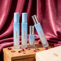 Botol Parfum Kaca Berlapis Warna Bentuk Silinder Persegi Berkualitas Tinggi 5ml 10ml 15ml Dilengkapi Sprayer Tersedia