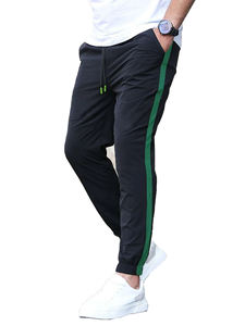 Pantalones de Moda Urbana para Hombre, Color Negro, Teñido Liso, Cintura Media, Tela Transpirable y Cómoda, Tendencia Unisex, Venta al Por Mayor de Fábrica - Product Image 3