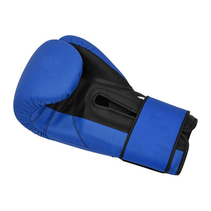 Guantes de Boxeo Profesionales de Cuero Vacuno Genuino de Alta Calidad con Cierre de Gancho y Bucle para Entrenamiento, Sparring y Muay Thai, Fabricante OEM - Product Image 3