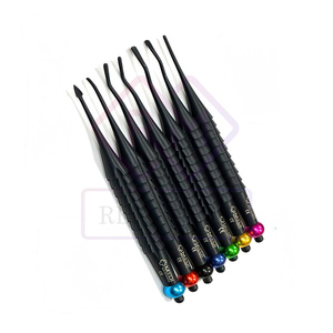 Juego de 7 elevadores luxadores PDL recubiertos de titanio en cassette, reutilizables y autoclavables de MEDICAB INSTRUMENTS - Product Image 4