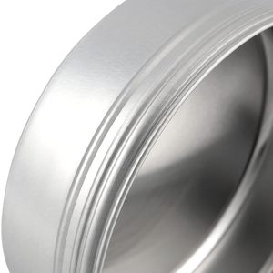 Aluminum Round Storage Tin Container with Screw Lid Reusable Metal <b>Empty</b> Jar Cosmetic Balm Candle Storage <b>Box</b> - Product Image 4