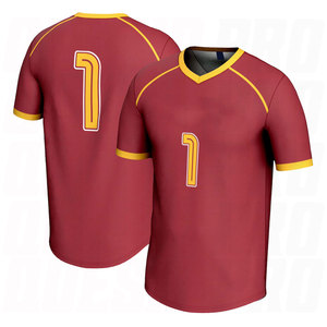 Maillot de lacrosse réversible en polyester durable, personnalisé, à manches courtes, unisexe, respirant, vêtements de sport - Product Image 1