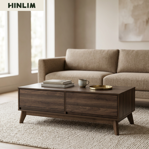 Modern Scandinavian <b>Coffee</b> <b>Table</b> Solid Wood <b>Legs</b> Rectangular Center <b>Table</b> <b>for</b> Modern Living Room and Office Decor - Product Image 2