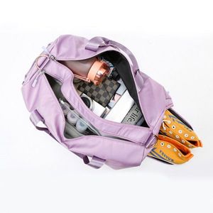 Elegante borsa da Yoga Unisex di grande capacità impermeabile con separazione a secco e bagnato per viaggi Fitness interni ed esterni - Product Image 3