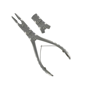 Rongeur Quirúrgico de Alta Precisión de Acero Inoxidable, Cortador de Huesos Ortopédico Reutilizable de Grado Médico para Extracción Ósea - Product Image 1