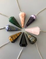 Pendentif Trophée en Quartz Labradorite Naturel Écologique Façonné en Cône Style Feng Shui pour Thanksgiving et Noël - Vente en Gros