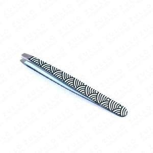 Pinzas para Cejas de Acero Inoxidable con Punta Inclinada y Diseño de Zebra, Herramienta de Belleza para Depilación y Recorte de Vello - Product Image 2