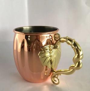 Mug Moscow Mule en cuivre, mugs à cocktail en acier inoxydable, mug Moscow Mule en cuivre, mugs à cocktail, 1 acheteur - Product Image 4