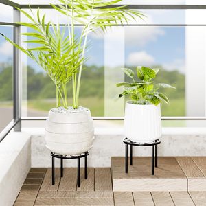 Plant <b>Stand</b> Plant Holder Indoor Outdoor Metal Flower <b>Pot</b> <b>Stand</b> Decorative Planter Rack Home Garden Balcony Decor - Product Image 6