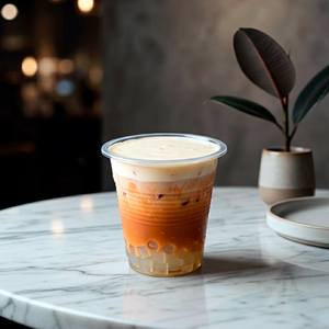 Transparent PP <b>Plastic</b> <b>Cups</b> 12oz 16oz 22oz Cold <b>Drink</b>/Smoothie with Lid 95mm Diameter - Product Image 4