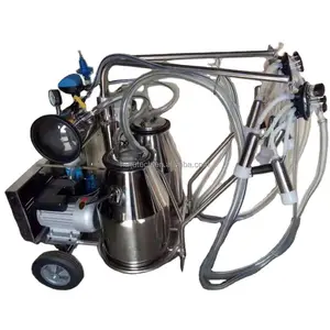 Electric,diesel,gasoline motor portable goat cow milking machine for today's dairy industry