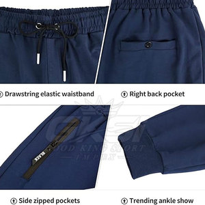 Joggers pour hommes de haute qualité, vert olive avec empiècements beiges, nouveau style, avec poches latérales, pour usage extérieur. - Product Image 6