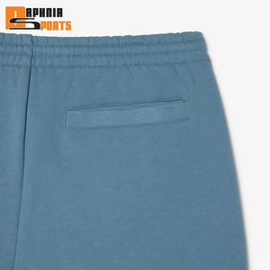 Wholesale Heavyweight 100% Polyester Casual Gym <b>Shorts</b> Sports <b>Fleece</b> Canvas Breathable Quick Dry Mid Waist 220g Front Solid <b>Men</b> - Product Image 3