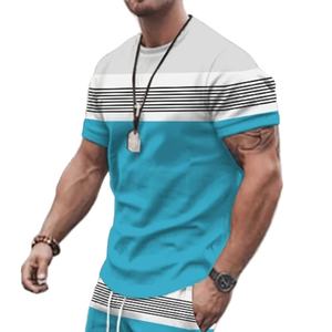 เสื้อยืดผู้ชายใหม่2025พิมพ์ลายทรงหลวมไซส์ใหญ่พิเศษเสื้อผ้าลำลองใส่ทุกวันเสื้อยืดแขนสั้น - Product Image 1