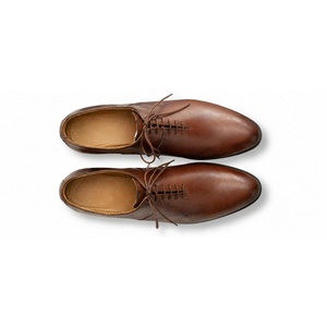 Elegantes Botas Oxford de Cuero para Hombre, Estilo Slip-On, Forro Interior de Cuero Genuino, Forro Transpirable, Impermeables, Aspecto Clásico, para Oficina - Product Image 1