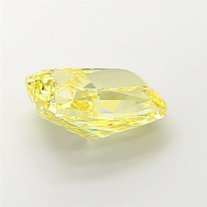 Diamante suelto cultivado en laboratorio de alta calidad, color amarillo intenso, 4.29 quilates, VS1, corte excelente, certificado IGI, piedra de joyería. - Product Image 3