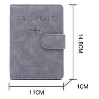 Portefeuille de voyage en cuir de vachette véritable avec logo personnalisé, accessoires de voyage, couverture de passeport vintage faite à la main