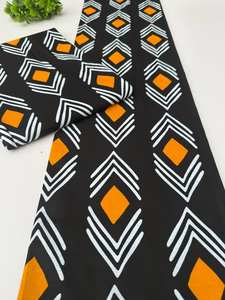 Tela Africana Estampada al Estilo Ghana, 100% Algodón, para Vestidos de Niñas, Bolsos y Proyectos de Batik - Product Image 3