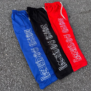 Ensemble deux pièces pour homme avec logo personnalisé, t-shirt à capuche surdimensionné et pantalon de survêtement, tenue décontractée d'hiver, motif à carreaux, jersey à séchage rapide - Product Image 4