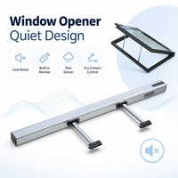 Abridor de Ventanas Inteligente con Cadena Simple o Doble, Personalizable, Estándar EN 12101-2, con Fuerte Empuje y Control Inteligente para Ventilación de Humo