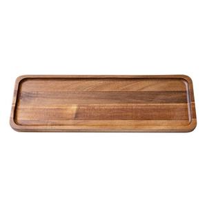 Platos de Servir de Madera Irregulares de Diseño Moderno, Platos Largos y Sostenibles, No Tóxicos, Aptos para Lavavajillas, para Campamentos y Bodas - Product Image 1