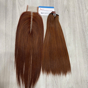 Super Promotion 2025 – Extensions de Cheveux Humains Vietnamiens Thanh Hair Double Drawn, Lisses Comme des Baguettes, Tissage Double à la Machine, Teints, Vente en Gros - Product Image 5
