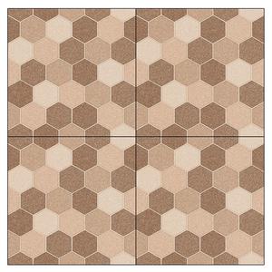 กระเบื้องพอร์ซเลนลายโมร็อกโกเคลือบสีทอง รุ่น Morbi Golden Effect ขนาด 400x400 มม. สำหรับปูพื้นวิลล่าขนาดใหญ่ 40x40 ซม. เหมาะสำหรับสระว่ายน้ำ ห้องน้ำ และห้างสรรพสินค้า - Product Image 1