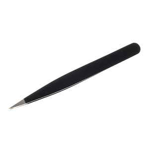 Pince à épiler professionnelle à pointe fine en acier inoxydable, outil de beauté de précision pour l'épilation des sourcils et des éclats cutanés, logo personnalisé OEM - Product Image 4