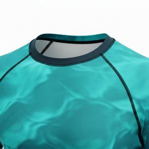 Camiseta de compresión sublimada con etiqueta privada, proveedor OEM de rash guards personalizados para grappling, MMA, BJJ, jiu jitsu, ropa deportiva de entrenamiento para hombres - Product Image 4