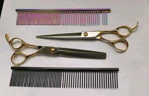 Tijeras de Corte de Pelo Profesionales de Alta Calidad para Barbería, Estuche de Cuero con Logotipo Personalizado para Uso Comercial y Doméstico - Product Image 2