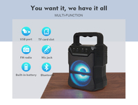 Mini haut-parleur extérieur Bluetooth portable fabriqué en Chine nouveau produit sonne haut-parleurs de puissance avec batterie 500mAh